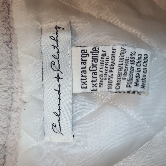 Colorado Clothing Beige Vest | Soft Knit with Quilted Inside | Women's XL - Picture 3 of 5